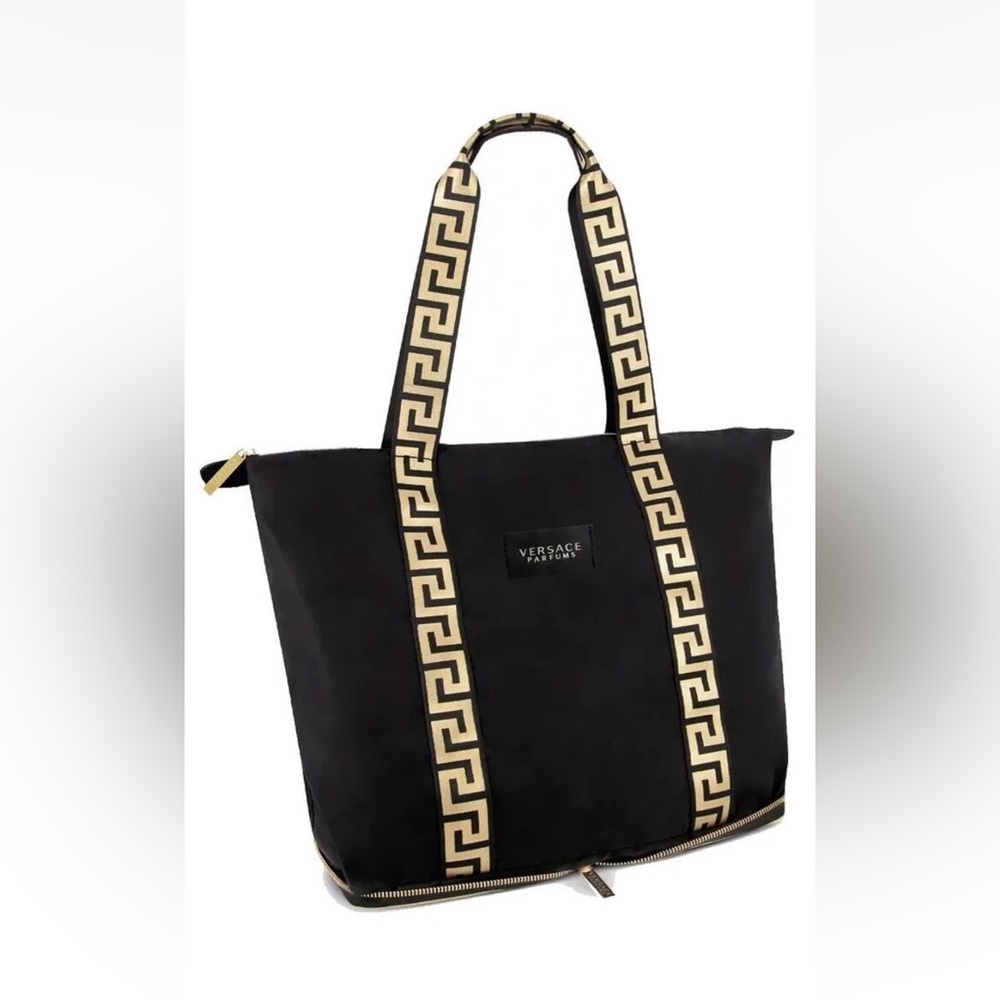AUTHENTIC VERSACE WEEKENDER TOTE TRAVEL BAG folds into case-1 pc